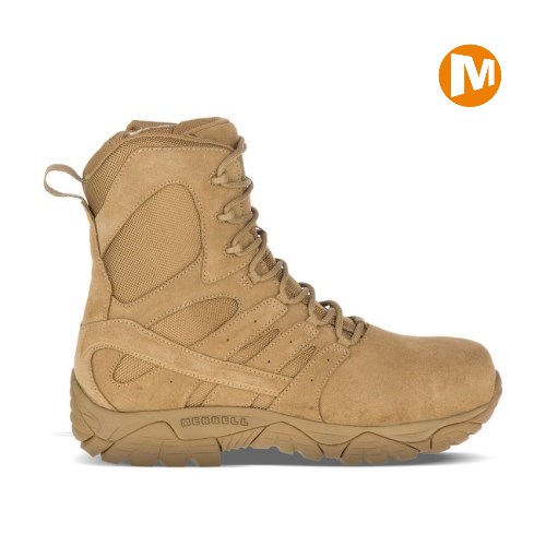 Botas de Seguridad Merrell Moab 2 8" Defense Zip Comp Toe Hombre MX.A.QDJ